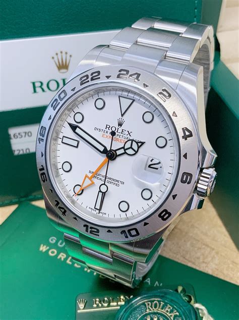 rolex explorer 2 da 42mm freccione|rolex explorer 2 price new.